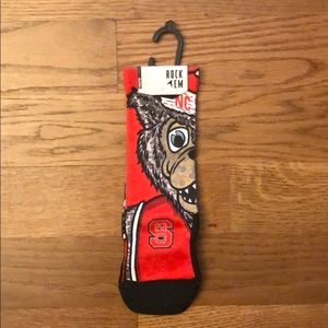 NC State Wolfpack Crew Socks